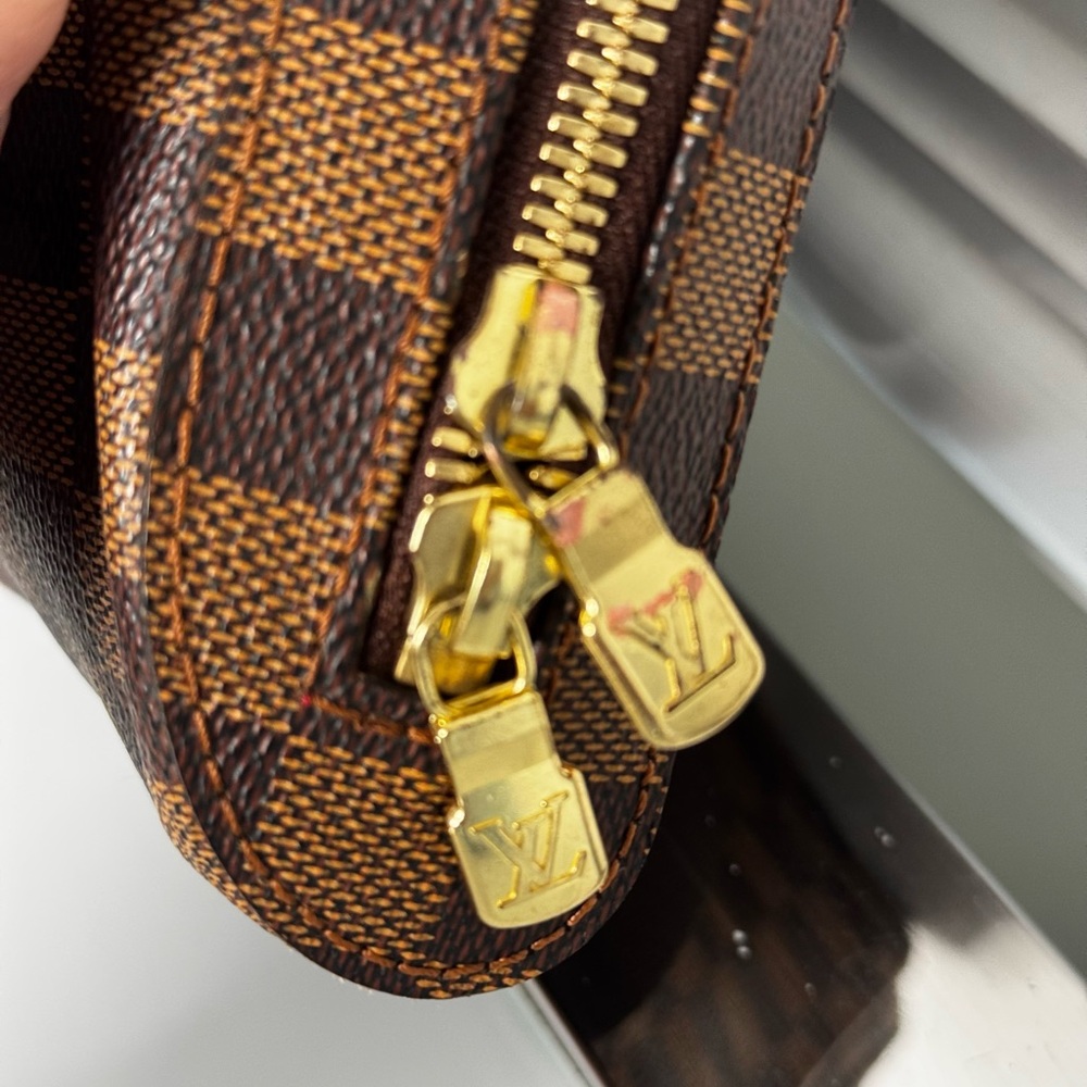 LOUIS VUITTON DAMIER EBENE GERONIMOS BUM BAG AUTHENTIC - Picture 5 of 17